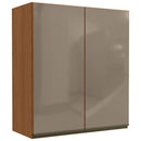 Armário Aéreo 2 Portas com Vidro 80cm MDP Maxxi Kappesberg
