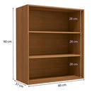 Armário Aéreo 2 Portas com Vidro 80cm MDP Maxxi Kappesberg