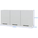 Armário Aéreo 120cm 3 Portas Aço Liz Telasul