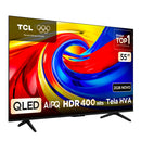 Smart TV TCL QLED 55" 4K Wi-Fi Google TV Comando de Voz 55P7L