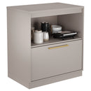 Balcão com Tampo 1 Porta 1 Gaveta MDF  80cm Essence Itatiaia