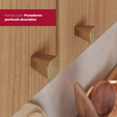 Armário Aéreo 80cm 2 Portas MDP MDF Requinte Henn